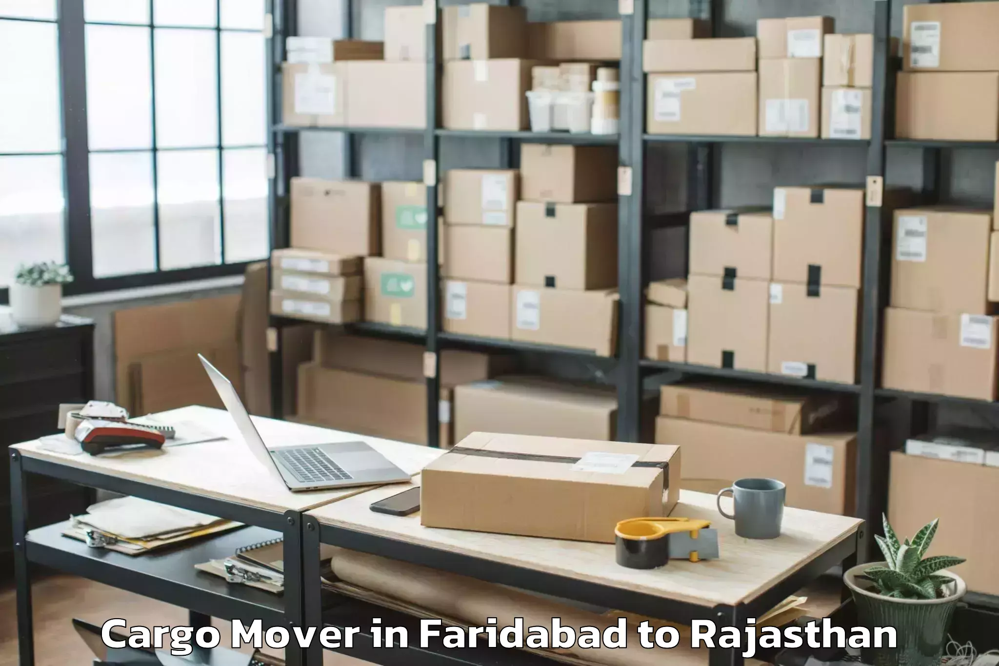 Affordable Faridabad to Shahpura Cargo Mover